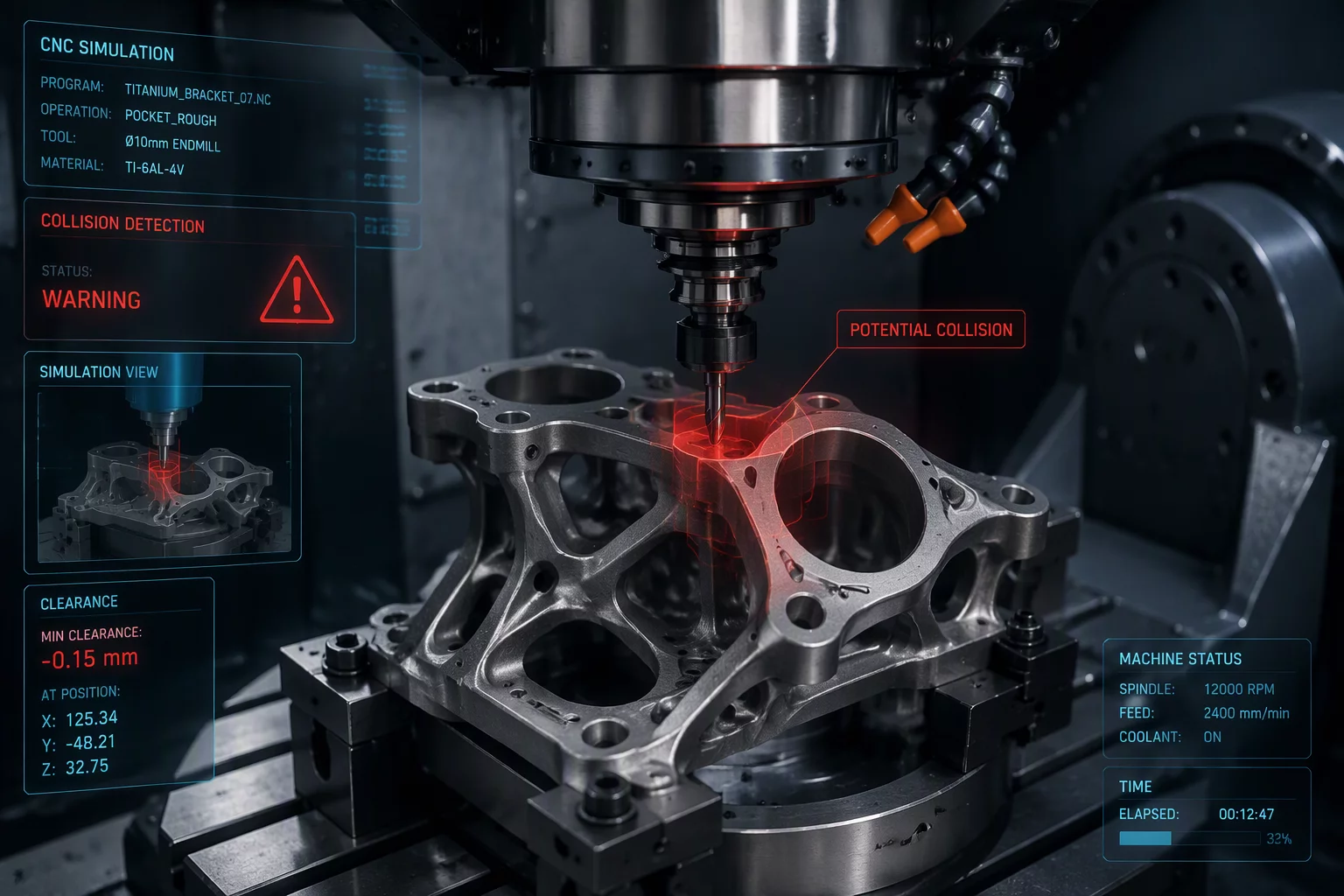 Access Conflicts In Multiaxis Machining